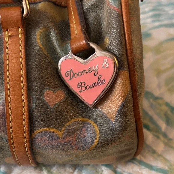 Dooney & Bourke Pink Heart Charm Bag - Picture 1 of 3